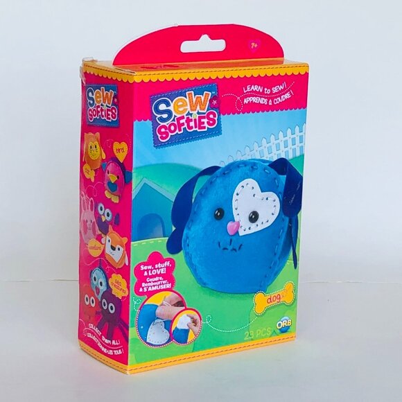 New in Box - Orb Factory - Sew Softies Craft Felt Dog 23pc For Age 7+ - Picture 5 of 15